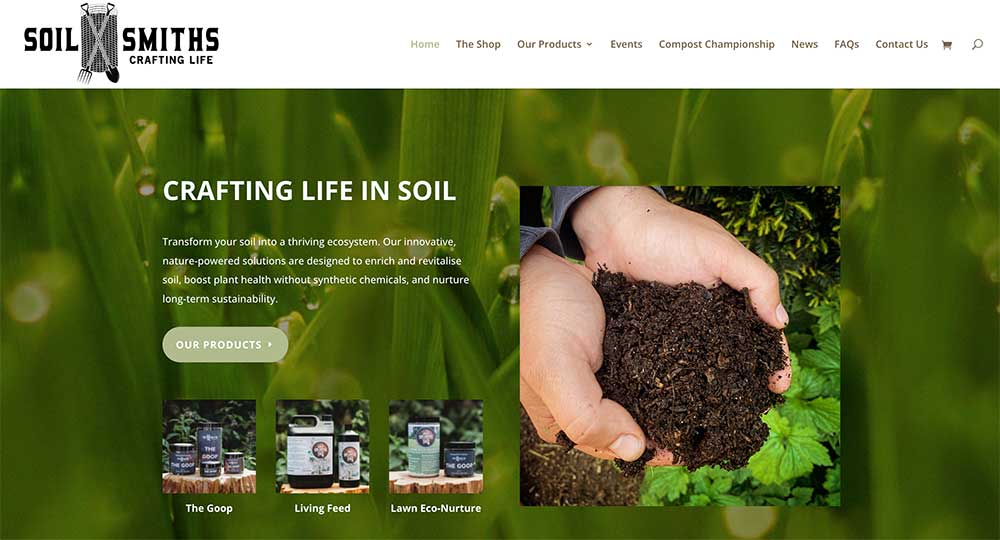 Soilsmiths website thumbnail